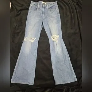 Women's Levi's Distressed Flare Jeans